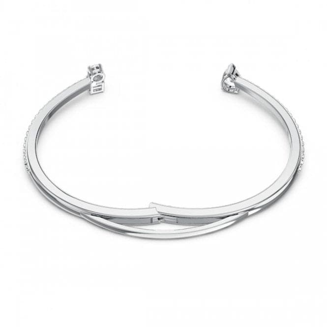 Attract White Rhodium Plated Cuff BangleSwarovski5572667