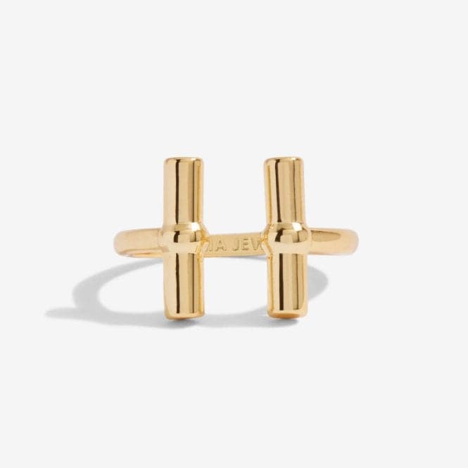 Aura Gold Bar Gold Ring 6302Joma Jewellery6302