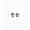 ¡Ay Diosito! Silver Metal EarringsUNOde50PEN0778MTL0000U