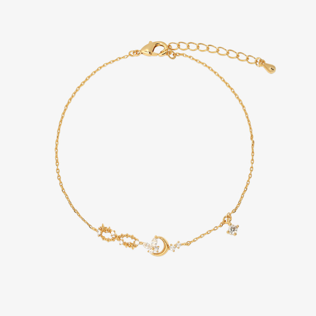 Cubic butterfly moon bracelet-0