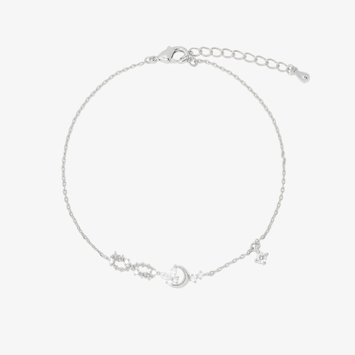 Cubic butterfly moon bracelet-4