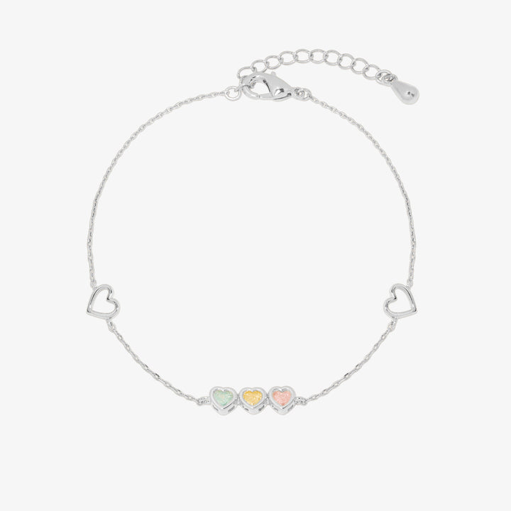 Triple heart bracelet-4