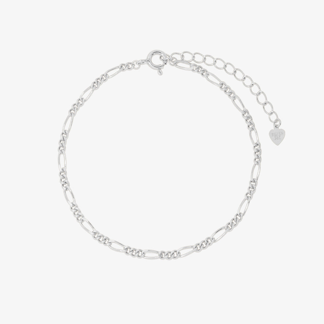 Thick chain heart bracelet-4