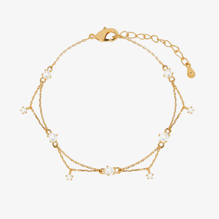 Cubic layered bracelet-0