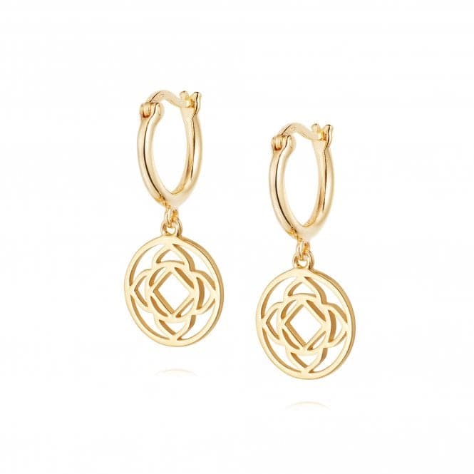 Base Chakra 18ct Gold Platede Earrings ECHK2001DaisyECHK2001