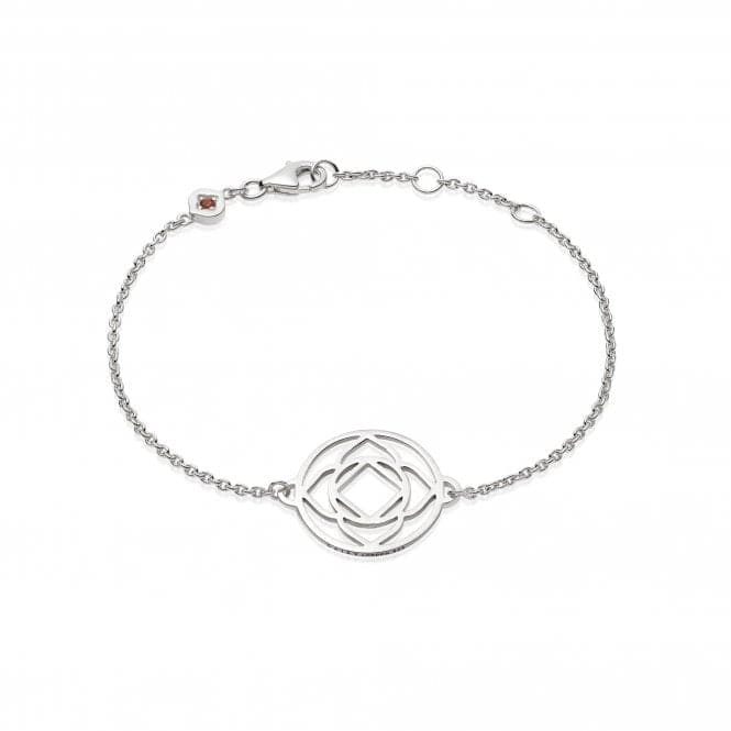 Base Chakra Chain Silver Bracelet CHKBR1008DaisyCHKBR1008