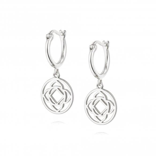 Base Chakra Drop Silver Earrings ECHK1001DaisyECHK1001