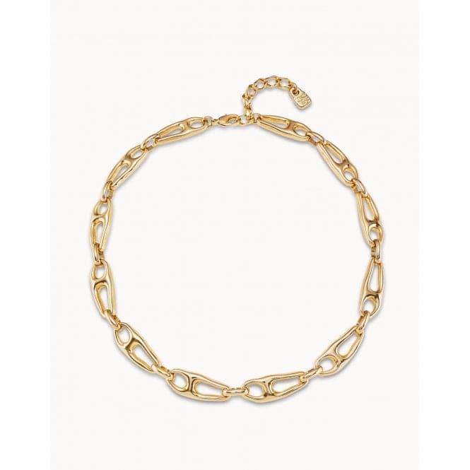 Be The Only One Golden Metal NecklaceUNOde50COL1576ORO0000U