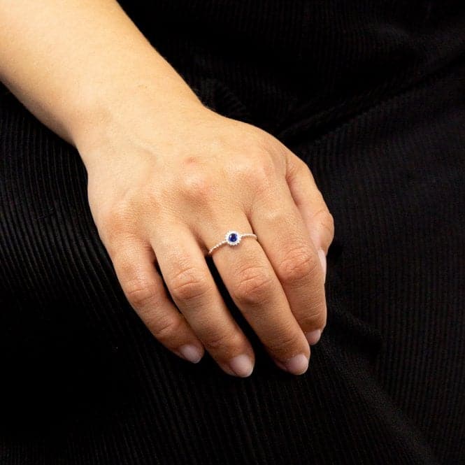 Bead Sapphire Blue Crystal Ring R3773LBeginningsR3773L 50