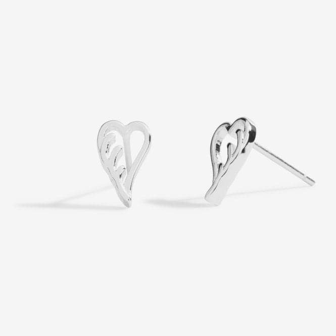 Beautifully Boxed A Little Guardian Angel Silver Box Earrings 5301Joma Jewellery5301