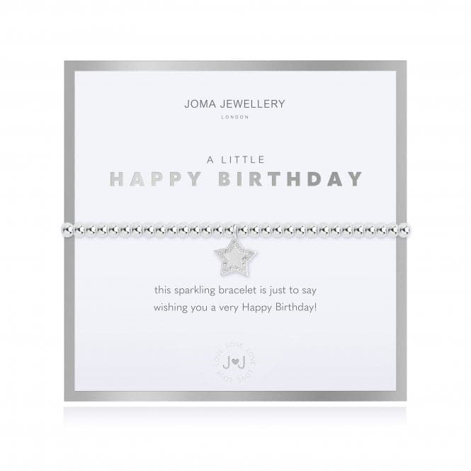 Beautifully Boxed A littles Happy Birthday Bracelet 4748Joma Jewellery4748