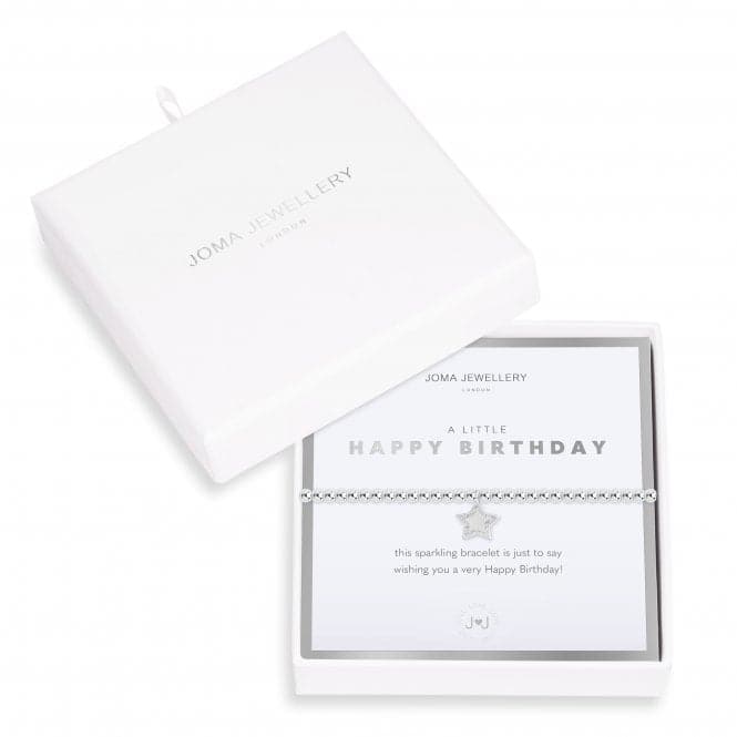 Beautifully Boxed A littles Happy Birthday Bracelet 4748Joma Jewellery4748