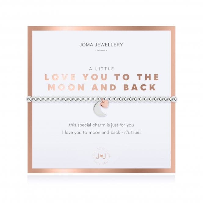 Beautifully Boxed A littles Love You To The Moon And Back Bracelet 4754Joma Jewellery4754