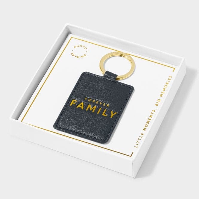 Beautifully Boxed Blue Photo Keyring 'Forever Family' KLB3053Katie LoxtonKLB3053