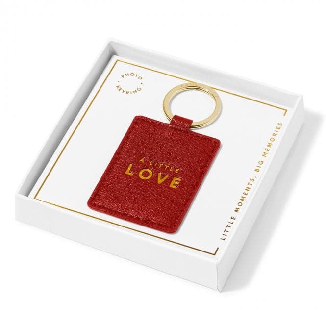 Beautifully Boxed Red Photo Keyring 'A Little Love' KLB3054Katie LoxtonKLB3054