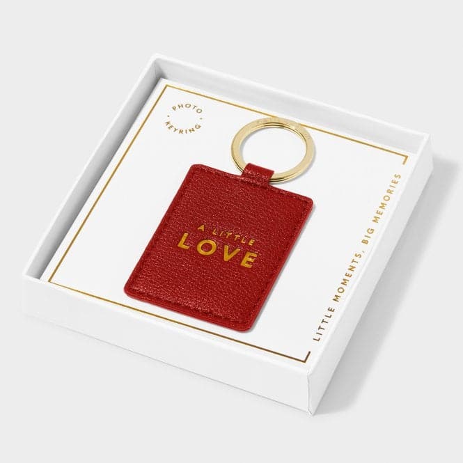 Beautifully Boxed Red Photo Keyring 'A Little Love' KLB3054Katie LoxtonKLB3054