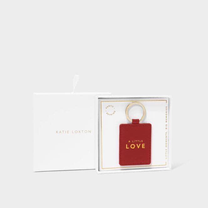 Beautifully Boxed Red Photo Keyring 'A Little Love' KLB3054Katie LoxtonKLB3054