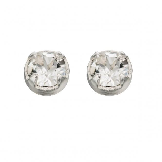 Beginnings Sterling Silver A125C Clear Crystal Diamante Stud EarringsBeginningsA125C