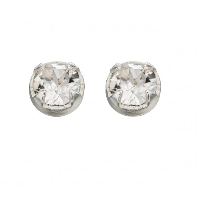 Beginnings Sterling Silver A125C Clear Crystal Diamante Stud EarringsBeginningsA125C