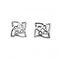 Beginnings Sterling Silver A170 Celtic Square Stud EarringsBeginningsA170