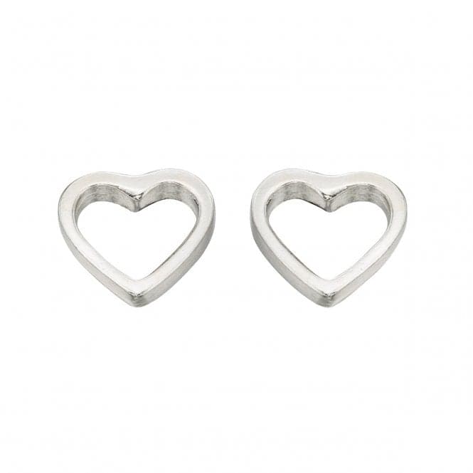 Beginnings Sterling Silver A355 Tiny Open Heart Stud EarringsBeginningsA355