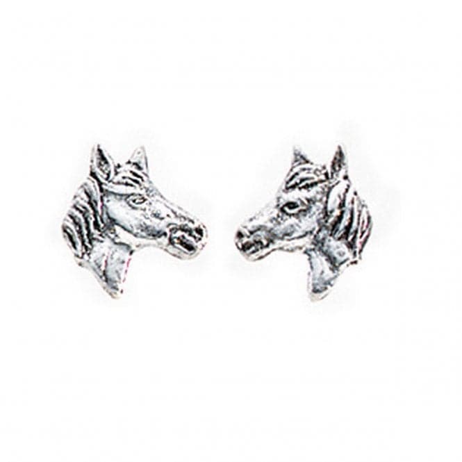 Beginnings Sterling Silver A737 Horses Head Stud EarringsBeginningsA737