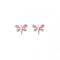 Beginnings Sterling Silver A827P Enamel Dragonfly Stud EarringsBeginningsA827P