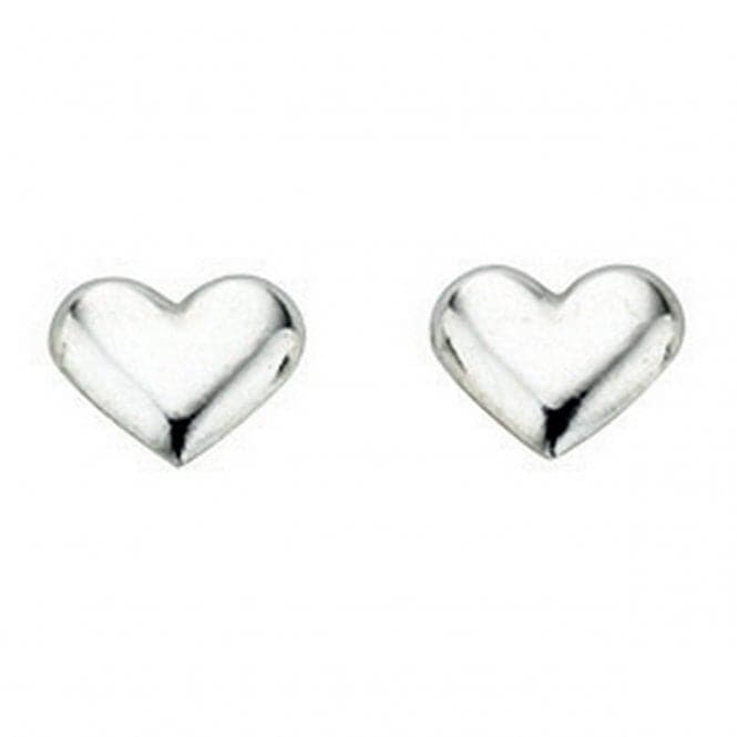 Beginnings Sterling Silver A858 Small Heart Stud EarringsBeginningsA858