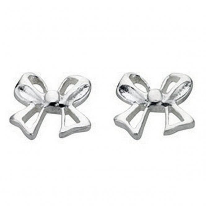 Beginnings Sterling Silver A860 Small Silver Bow Stud EarringsBeginningsA860