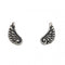 Beginnings Sterling Silver A927 Oxidised Angel Wing Stud EarringsBeginningsA927