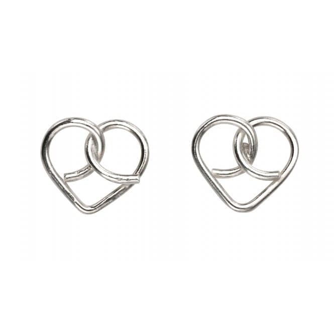 Beginnings Sterling Silver A984 Wire Heart Stud EarringsBeginningsA984