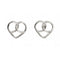 Beginnings Sterling Silver A984 Wire Heart Stud EarringsBeginningsA984