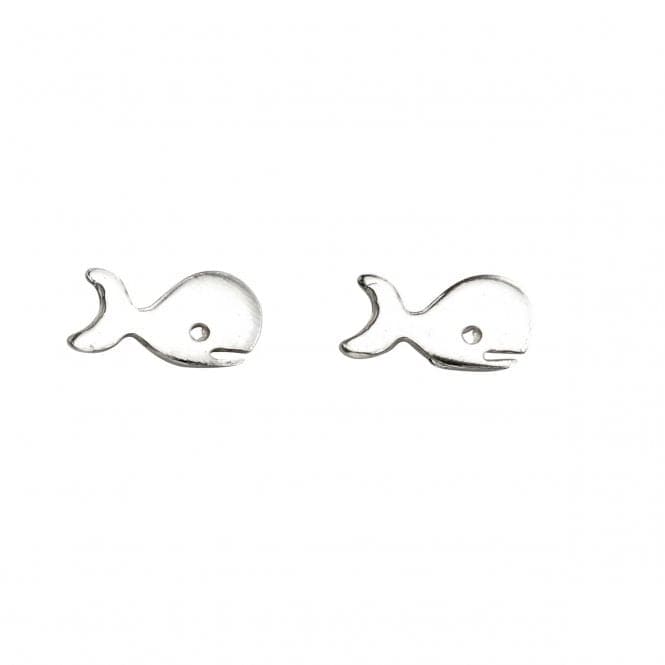 Beginnings Sterling Silver A997 Whale Stud EarringsBeginningsA997