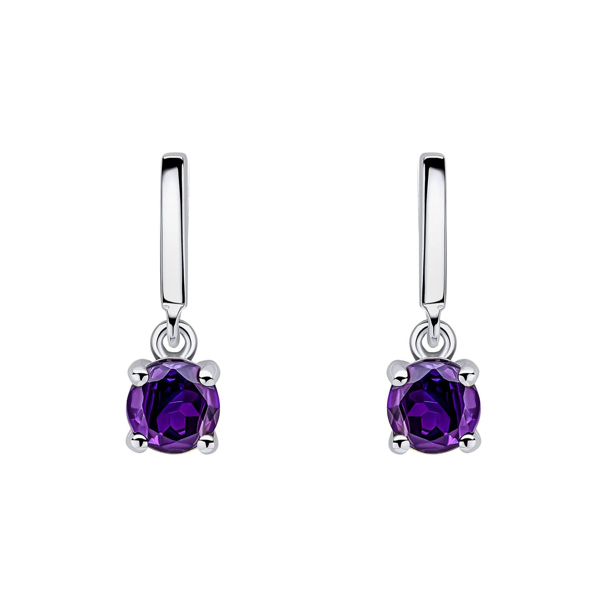 Beginnings Sterling Silver Amethyst Purple Earrings E6487MBeginningsE6487M