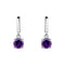 Beginnings Sterling Silver Amethyst Purple Earrings E6487MBeginningsE6487M