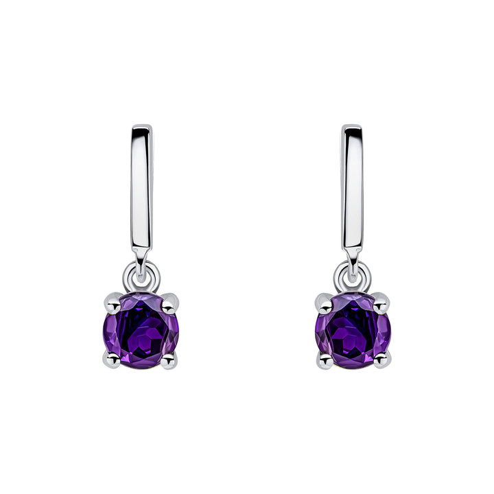 Beginnings Sterling Silver Amethyst Purple Earrings E6487MBeginningsE6487M