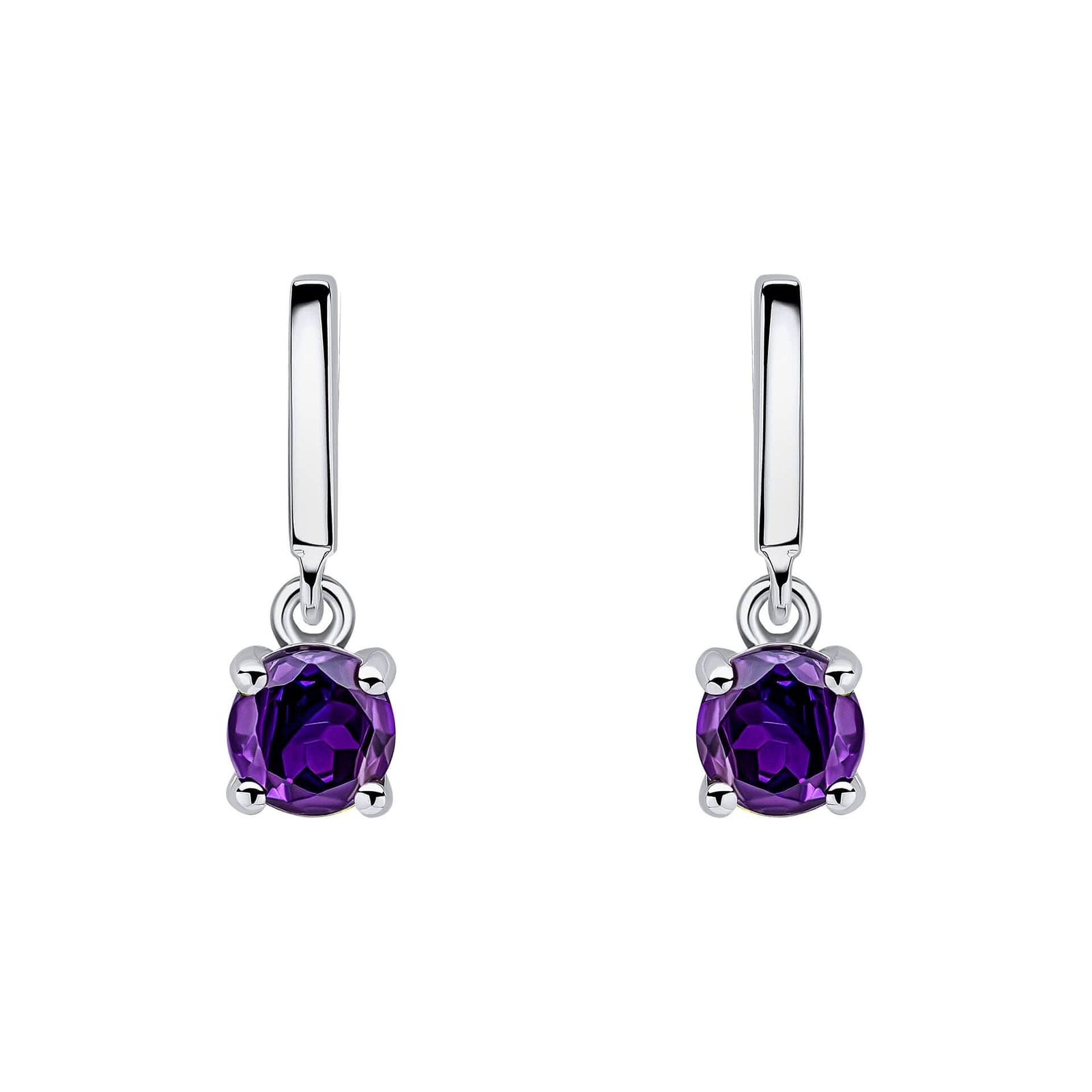 Beginnings Sterling Silver Amethyst Purple Earrings E6487MBeginningsE6487M