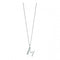 Beginnings Sterling Silver Art Deco Initial M Cubic Zirconia Pendant P4735CBeginningsP4735C