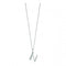 Beginnings Sterling Silver Art Deco Initial N Cubic Zirconia Pendant P4736CBeginningsP4736C