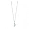 Beginnings Sterling Silver Art Deco Initial V Cubic Zirconia Pendant P4744CBeginningsP4744C