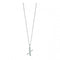 Beginnings Sterling Silver Art Deco Initial X Cubic Zirconia Pendant P4746CBeginningsP4746C