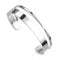 Beginnings Sterling Silver B085 D Shape Flat Torque BangleBeginningsB085