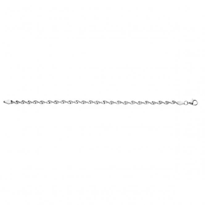 Beginnings Sterling Silver B3022 Twisted 19cm BraceletBeginningsB3022