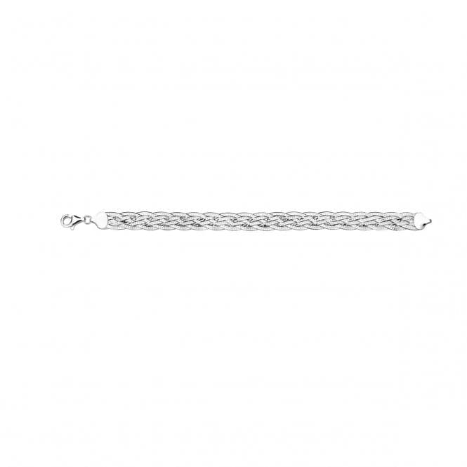 Beginnings Sterling Silver B3231 Treccia Weave 19cm BraceletBeginningsB3231