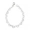 Beginnings Sterling Silver B4323 Diamond Cut Heart 19cm BraceletBeginningsB4323