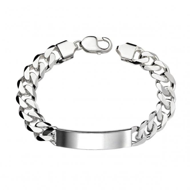 Beginnings Sterling Silver B4933 Heavyweight Id Curb 22cm BraceletBeginningsB4933