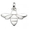 Beginnings Sterling Silver Bee Pendant P4488BeginningsP4488