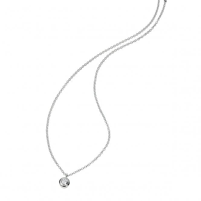 Beginnings Sterling Silver Clear Cubic Zirconia 41+5cm Necklaces N3397CBeginningsN3397C