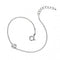 Beginnings Sterling Silver Clear Cubic Zirconia Chain Link 17+2cm Bracelet B4085CBeginningsB4085C