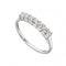 Beginnings Sterling Silver Cubic Zirconia 7 Stone Eternty Ring R689CBeginningsR689C 50
